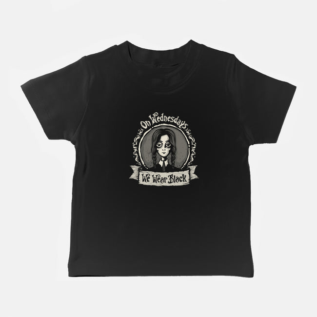 We Wear Black-baby basic tee-kg07