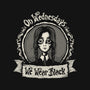We Wear Black-none removable cover w insert throw pillow-kg07