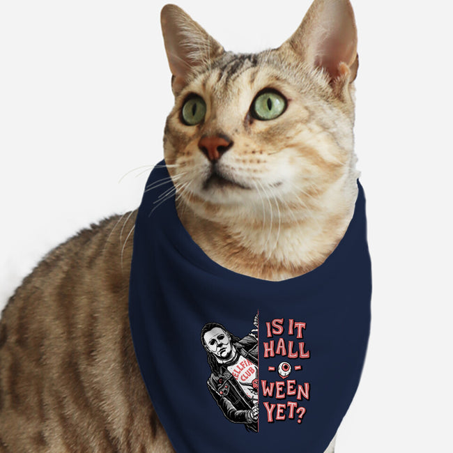 Halloween Yet?-cat bandana pet collar-momma_gorilla