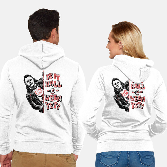 Halloween Yet?-unisex zip-up sweatshirt-momma_gorilla