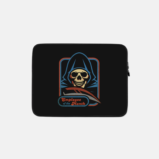 Grim Employee Of The Month-none zippered laptop sleeve-jrberger