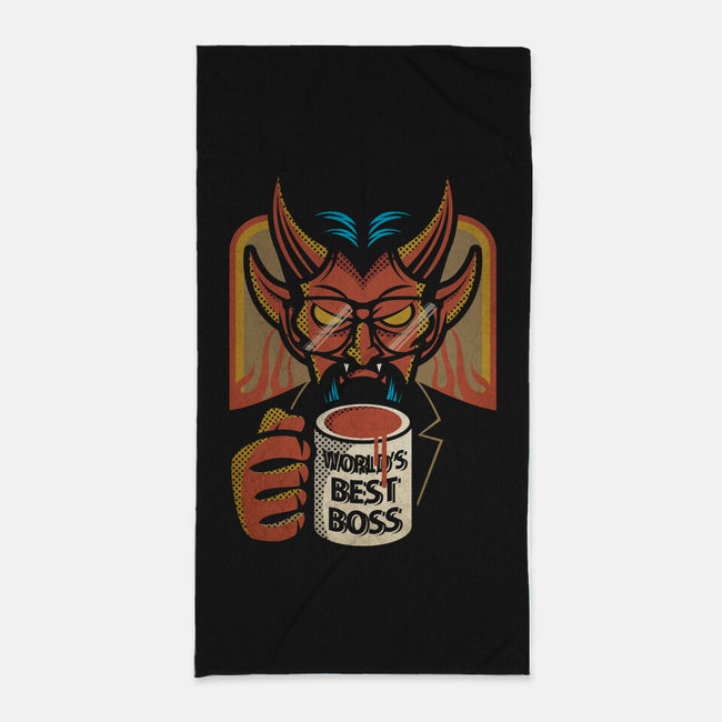 Best Boss-none beach towel-jrberger