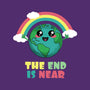 The End Is Coming-none beach towel-BridgeWalker