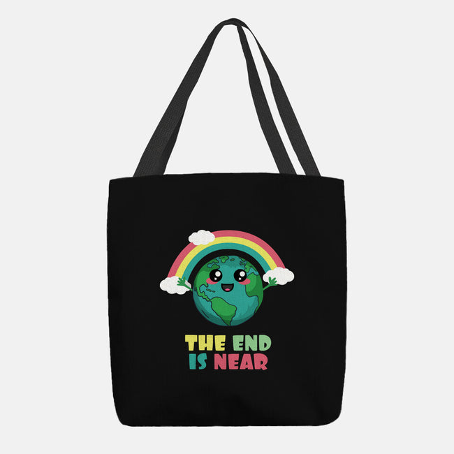 The End Is Coming-none basic tote bag-BridgeWalker