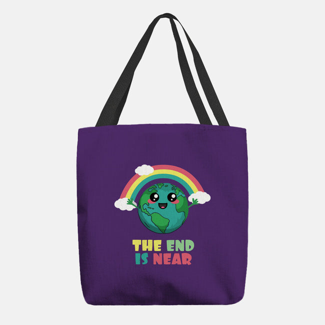 The End Is Coming-none basic tote bag-BridgeWalker