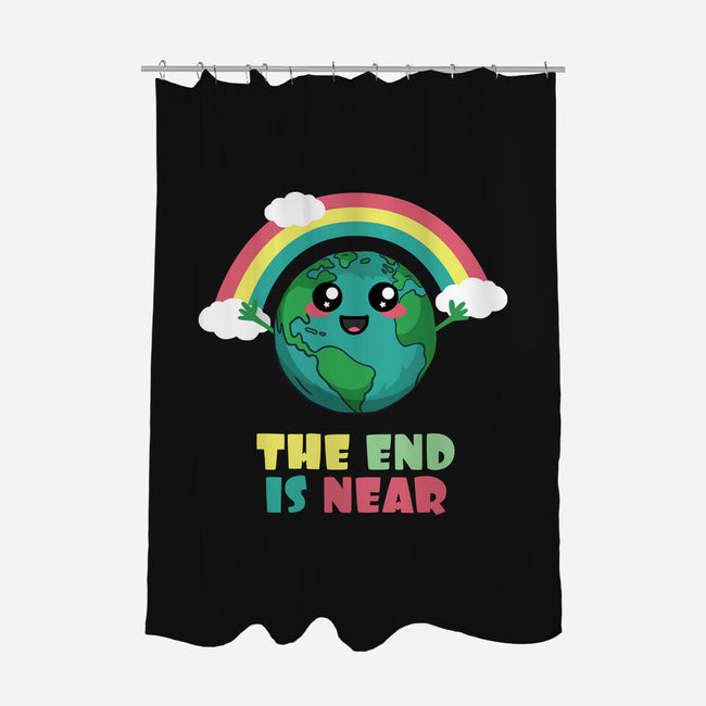 The End Is Coming-none polyester shower curtain-BridgeWalker