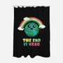 The End Is Coming-none polyester shower curtain-BridgeWalker