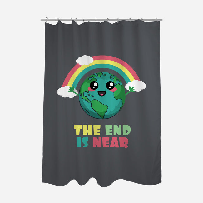 The End Is Coming-none polyester shower curtain-BridgeWalker