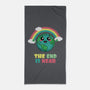 The End Is Coming-none beach towel-BridgeWalker