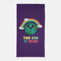 The End Is Coming-none beach towel-BridgeWalker