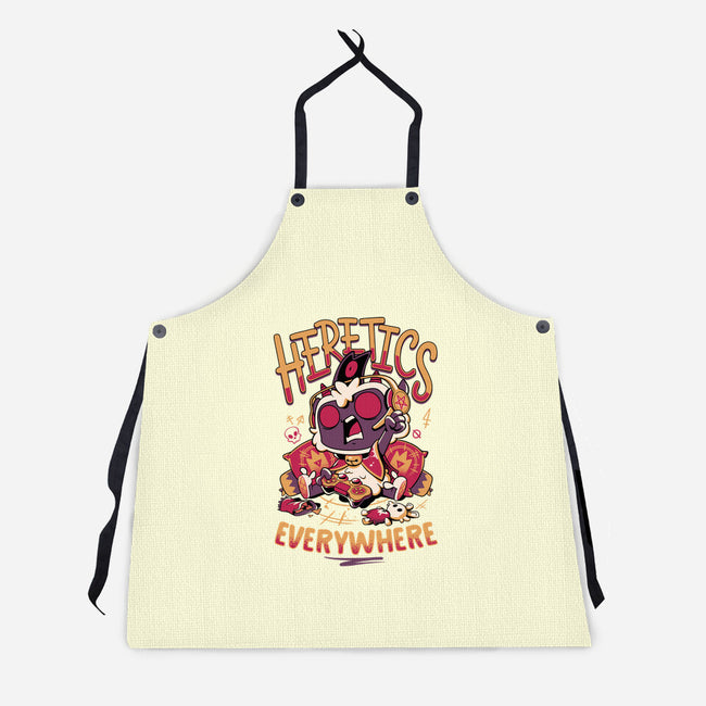 Lamb Gamer Cult-unisex kitchen apron-Snouleaf