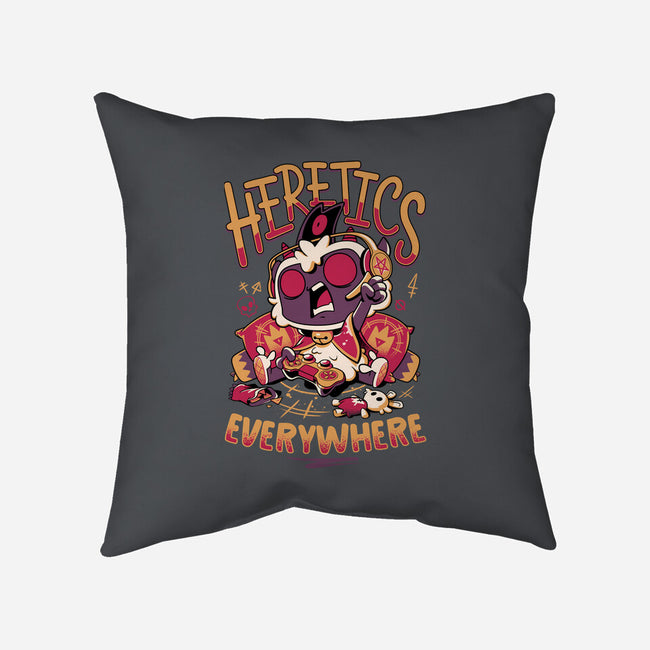Lamb Gamer Cult-none removable cover w insert throw pillow-Snouleaf