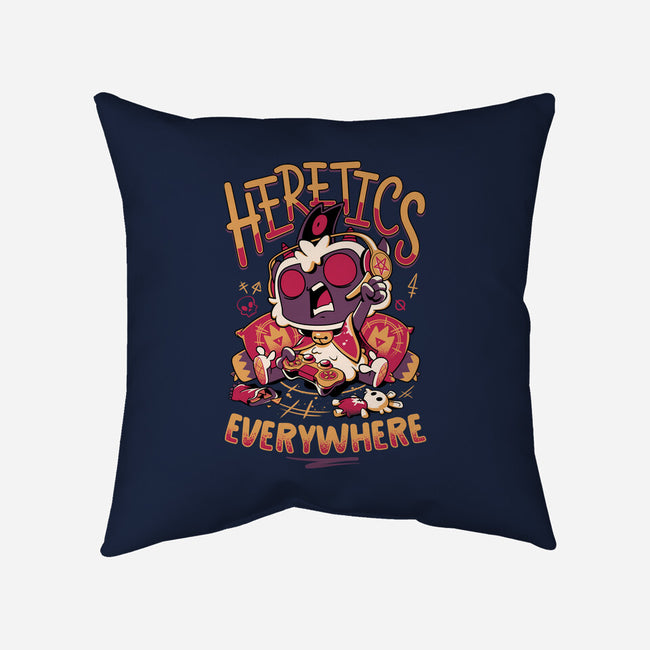 Lamb Gamer Cult-none removable cover w insert throw pillow-Snouleaf