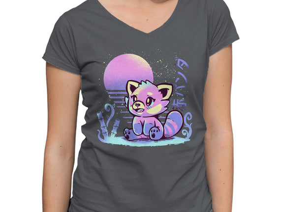 Retrowave Red Panda