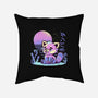 Retrowave Red Panda-none removable cover w insert throw pillow-TechraNova
