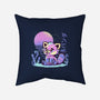 Retrowave Red Panda-none removable cover w insert throw pillow-TechraNova