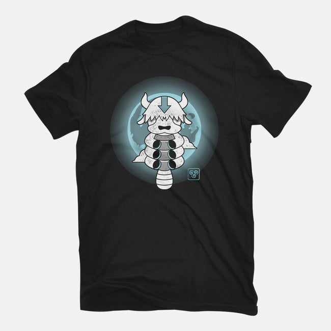 Moonlight Sky Bison-mens heavyweight tee-Logozaste