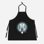 Moonlight Sky Bison-unisex kitchen apron-Logozaste