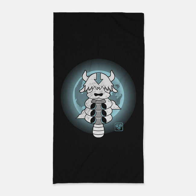 Moonlight Sky Bison-none beach towel-Logozaste