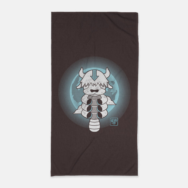 Moonlight Sky Bison-none beach towel-Logozaste