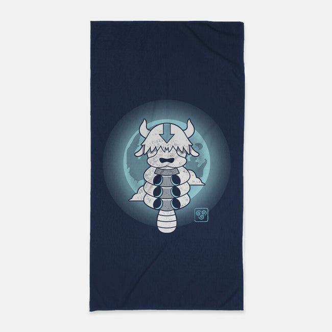 Moonlight Sky Bison-none beach towel-Logozaste