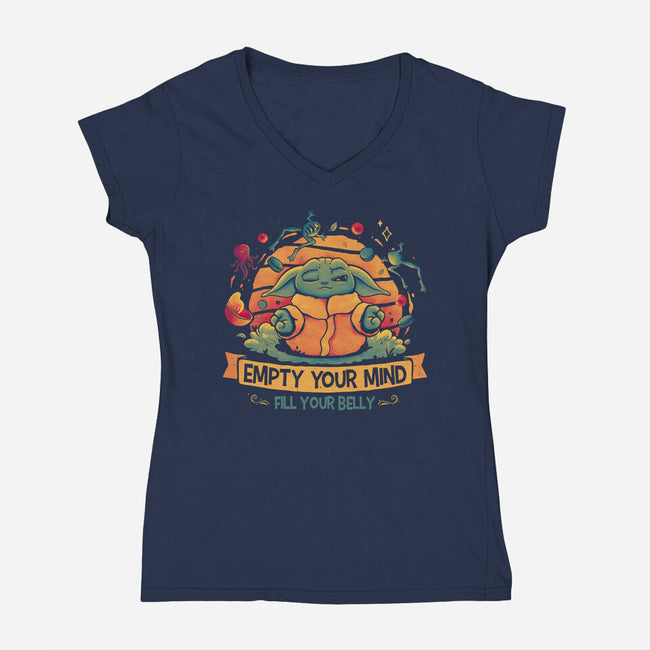 Food Sensitive-womens v-neck tee-teesgeex