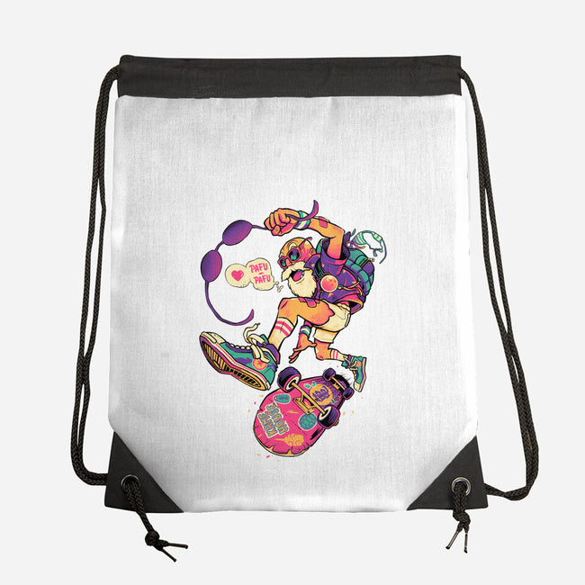 Kame Style-none drawstring bag-Sanjota