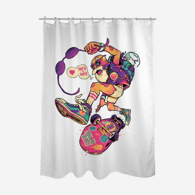 Kame Style-none polyester shower curtain-Sanjota