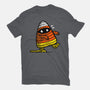 Candy Corn Mummy-womens fitted tee-krisren28
