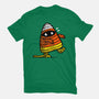 Candy Corn Mummy-womens fitted tee-krisren28