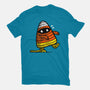 Candy Corn Mummy-womens fitted tee-krisren28