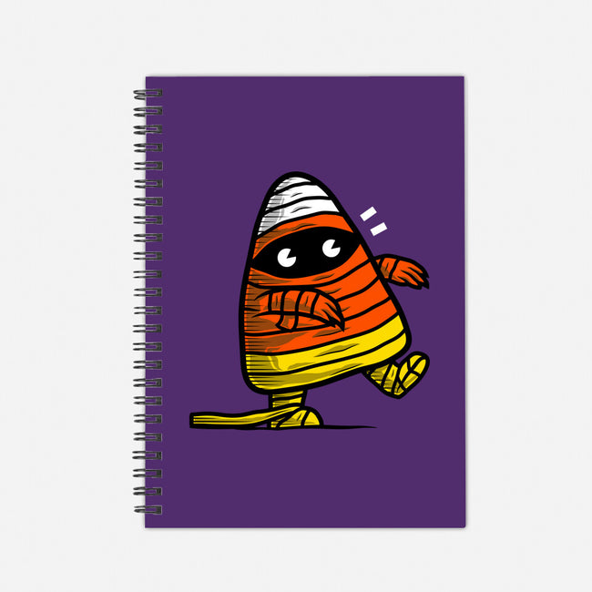 Candy Corn Mummy-none dot grid notebook-krisren28