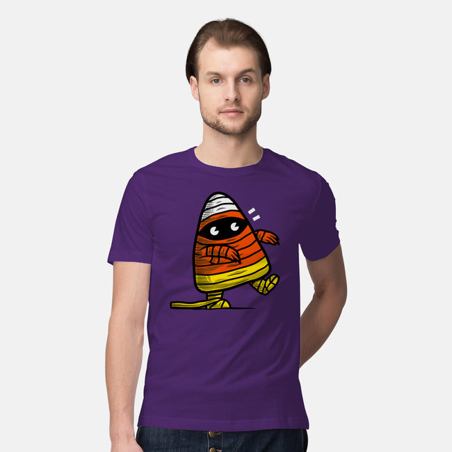 Candy Corn Mummy-mens premium tee-krisren28