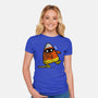 Candy Corn Mummy-womens fitted tee-krisren28