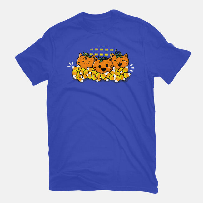 Pumpkin Cats-unisex basic tee-bloomgrace28