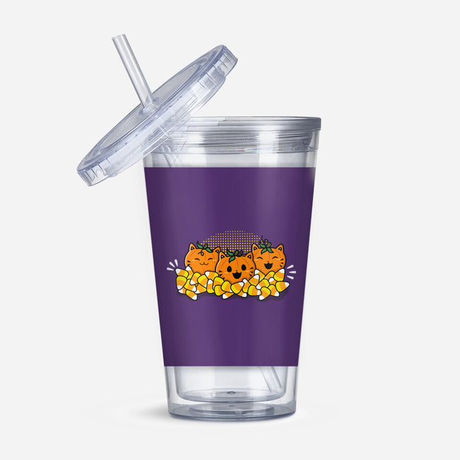 Pumpkin Cats-none acrylic tumbler drinkware-bloomgrace28