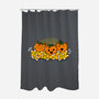 Pumpkin Cats-none polyester shower curtain-bloomgrace28