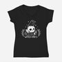 Witch Vibes-womens v-neck tee-xMorfina