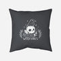 Witch Vibes-none removable cover w insert throw pillow-xMorfina