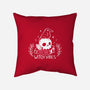 Witch Vibes-none removable cover w insert throw pillow-xMorfina