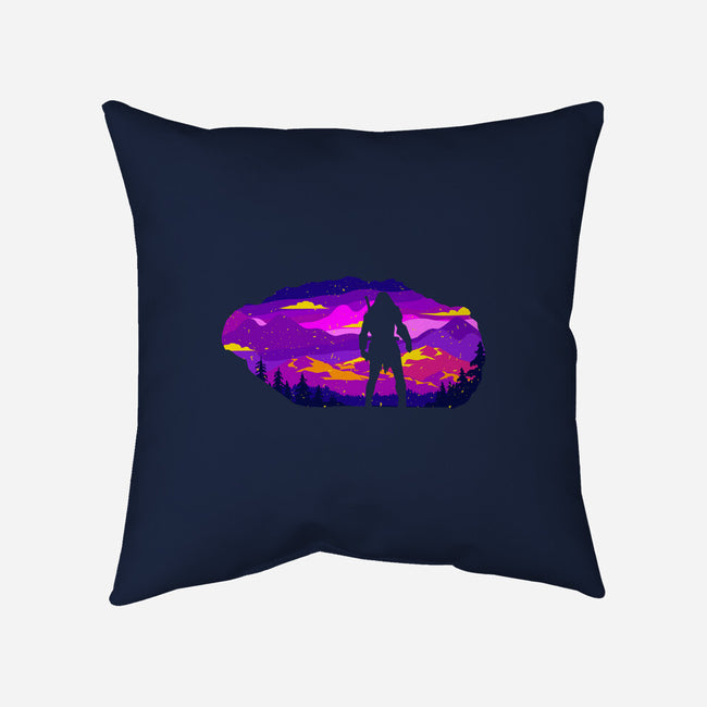 Thermal Eyes-none removable cover throw pillow-spoilerinc