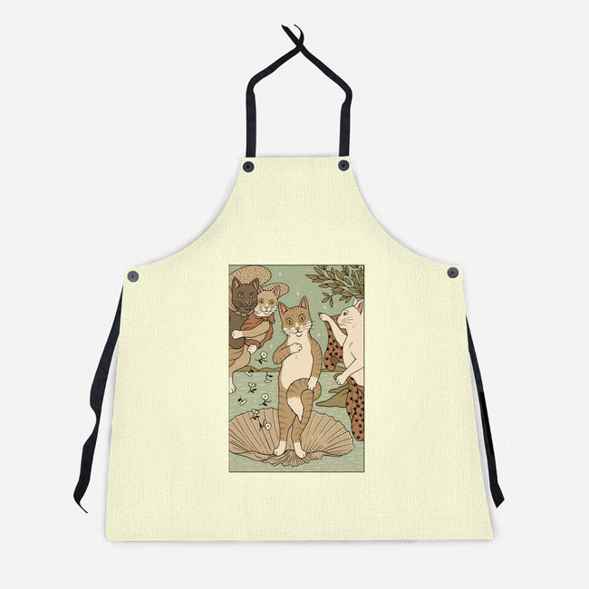 Venus Cat-unisex kitchen apron-Thiago Correa
