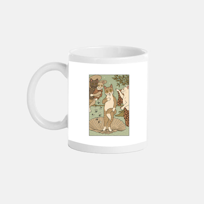 Venus Cat-none mug drinkware-Thiago Correa
