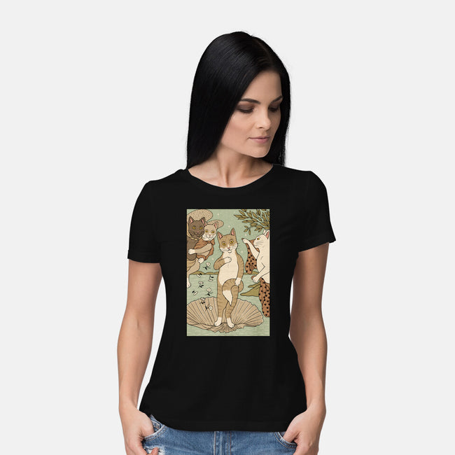 Venus Cat-womens basic tee-Thiago Correa