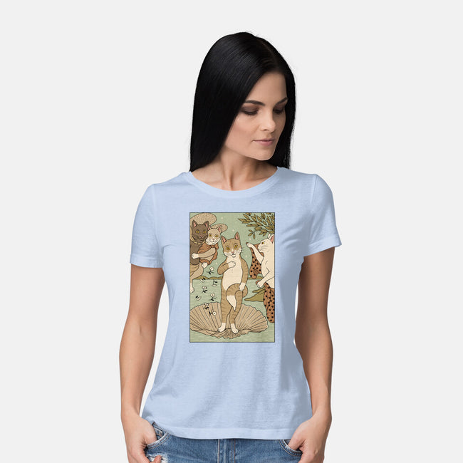 Venus Cat-womens basic tee-Thiago Correa
