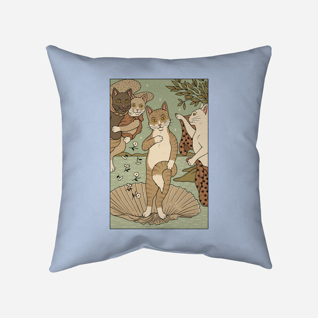 Venus Cat-none removable cover w insert throw pillow-Thiago Correa
