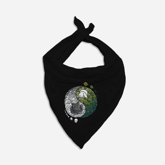 Yin Yang Predator Prey-cat bandana pet collar-Vallina84