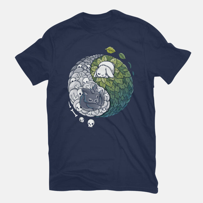 Yin Yang Predator Prey-youth basic tee-Vallina84