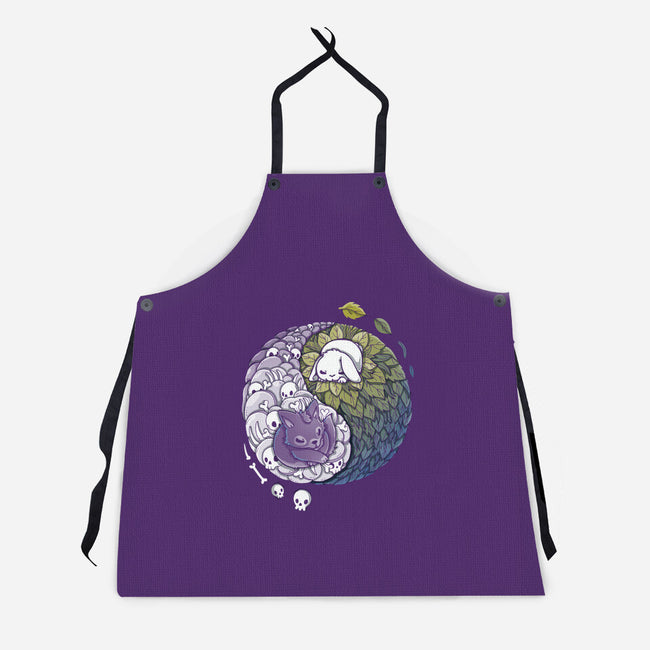 Yin Yang Predator Prey-unisex kitchen apron-Vallina84