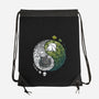 Yin Yang Predator Prey-none drawstring bag-Vallina84